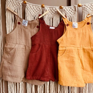 Baby clothes Cotton Muslin Rompers Jumpsuits Unisex
