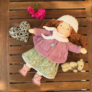 Personalized Handmade 14 inches Waldorf ** Inspired Doll for Baby - Unique Christmas Gift for Toddlers