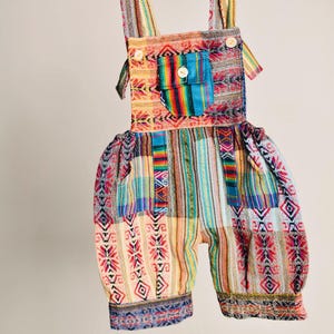 Childrens Overalls| Ethnic Handmade Romper| Hispster| Childrens Jumpsuit | Baby Baby woven Overalls  | Babyshower gift  | Festival Clothing